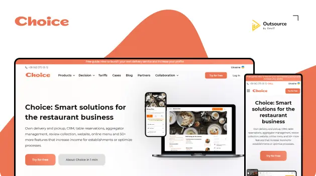 Choice SaaS Platform banner
